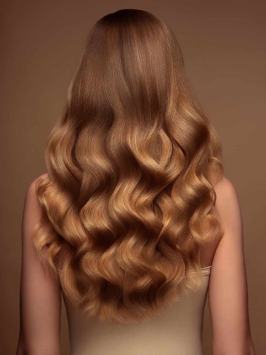 Glossy, healthy finished hair